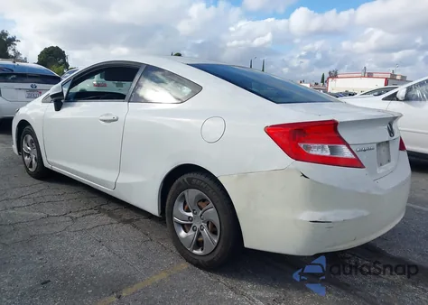 2013 Honda Civic Lx z USA, uszkodzony, nr VIN 2HGFG3B59DH502802
